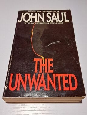 John Saul "The Unwanted" Paperback Book